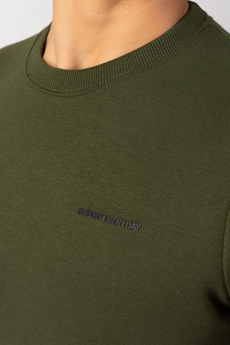 Grey Green Sweatshirt JKT-MSS-15-01