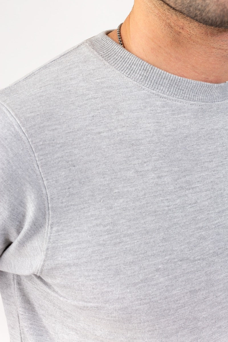 Ash Grey Sweat Shirt JKT-MSS-17-01