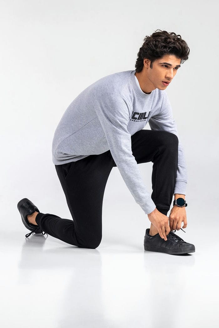 Grey Fashion Sweatshirt JKT-MSS-D22-01