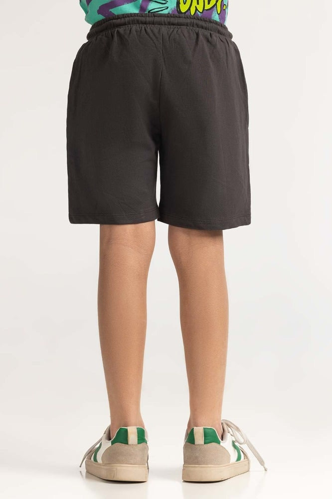 Junior Boy Anthracite Basic Short JB-SHT-SS24-007