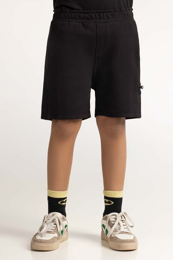 Junior Boy Black Basic Short JB-SHT-SS24-004