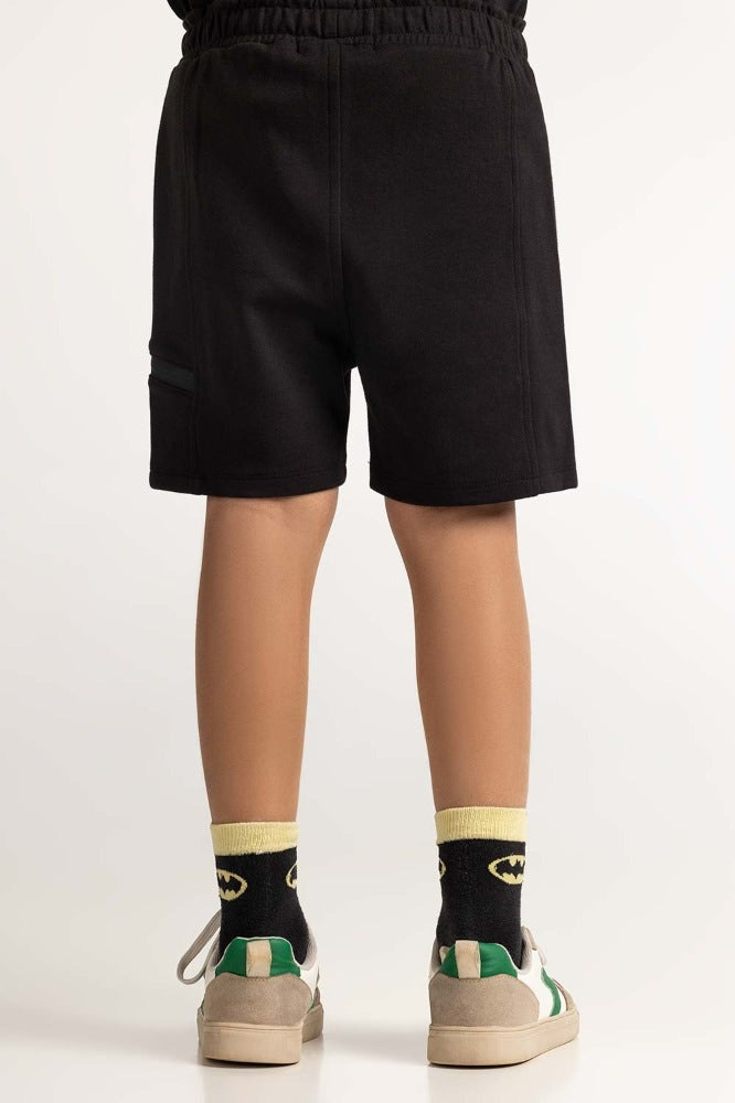 Junior Boy Black Basic Short JB-SHT-SS24-004