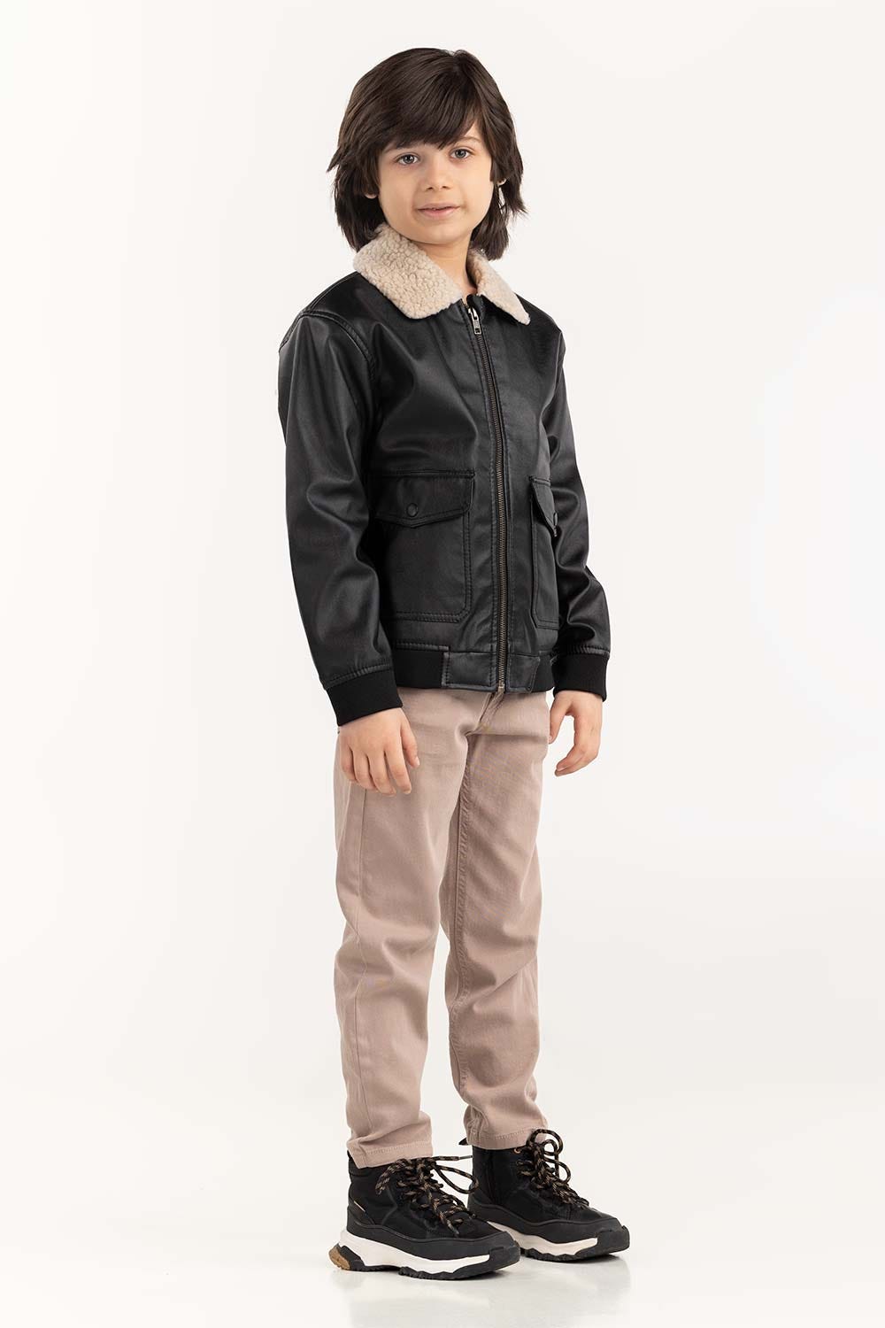 Junior Boy Black Jacket 224-310-063