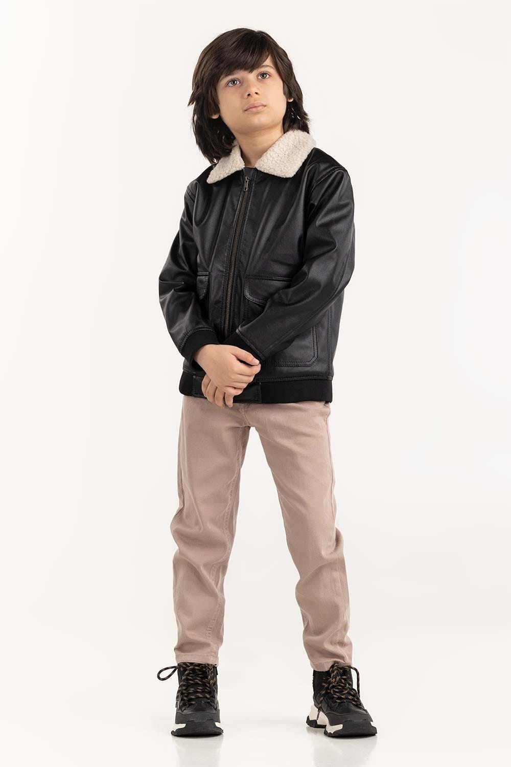 Junior Boy Black Jacket 224-310-063