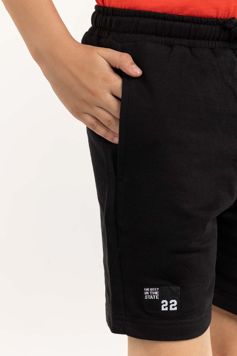 Junior Boy Black Short 231-319-006 B