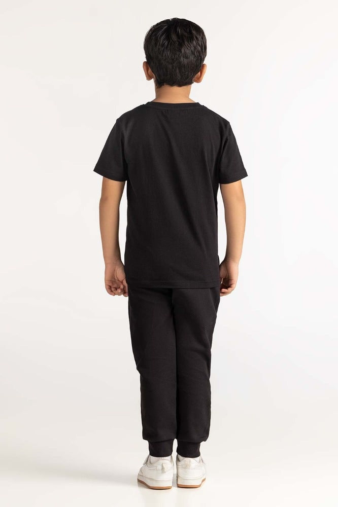 Junior Boy Black Tee JB-TS-SS24-004