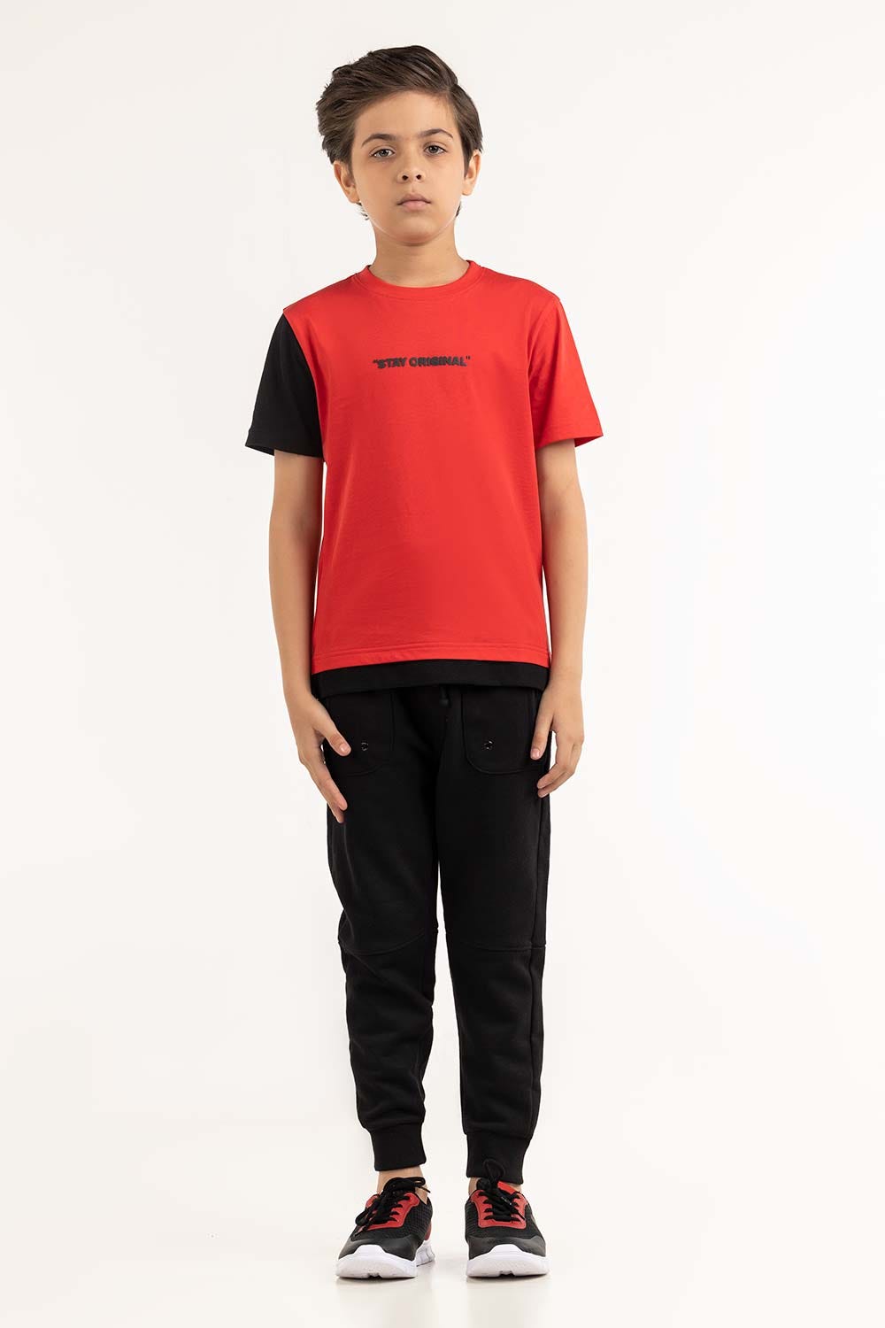 Junior Boy Black Trouser 224-320-005