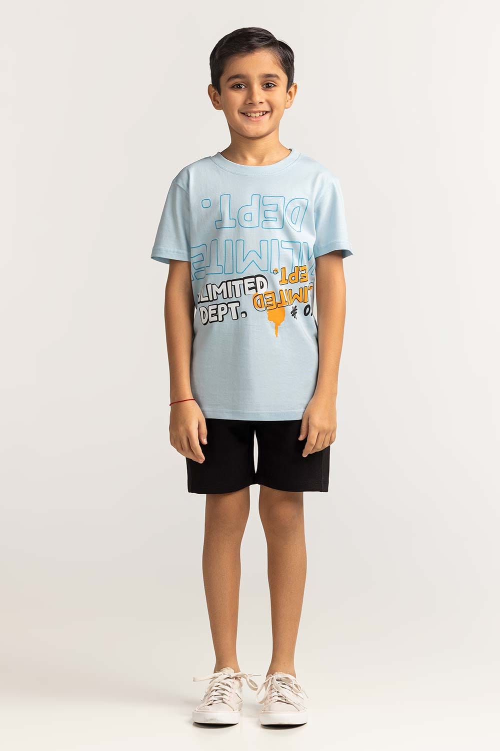 Junior Boy Blue Printed Tee JB-TS-SS24-006