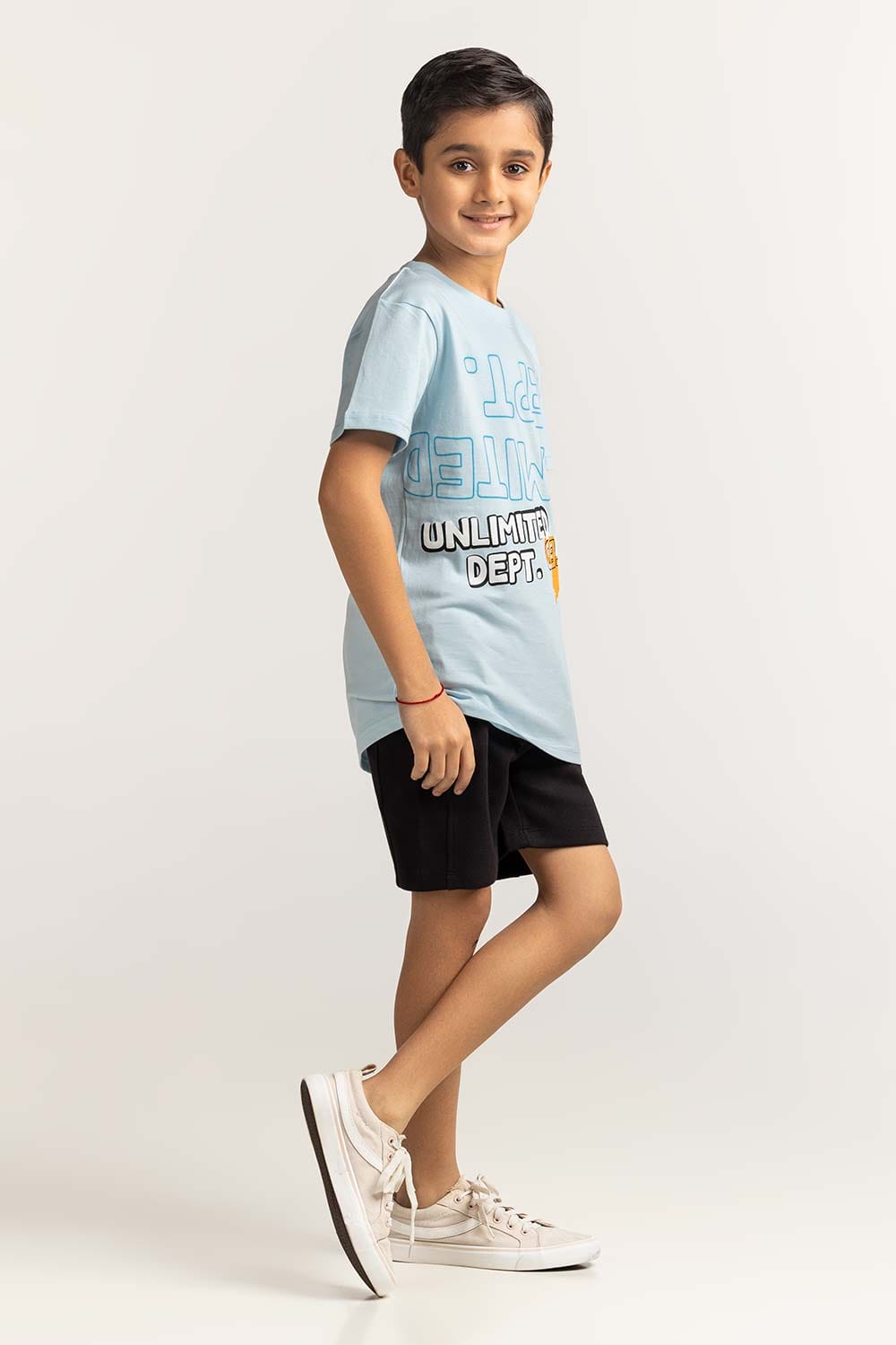 Junior Boy Blue Printed Tee JB-TS-SS24-006