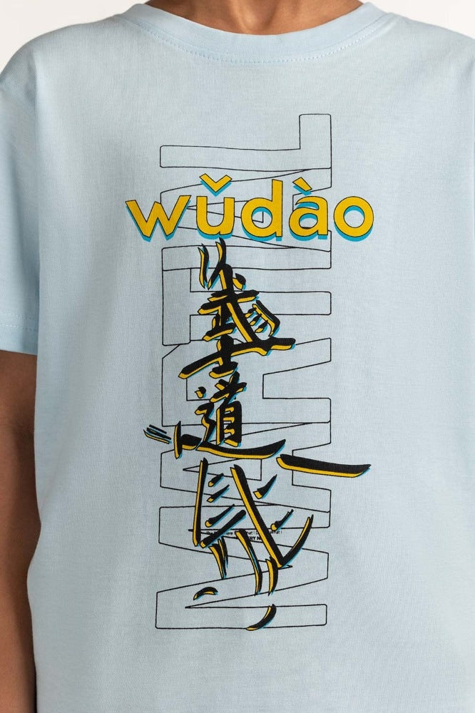 Junior Boy Blue Printed Tee JB-TS-SS24-035