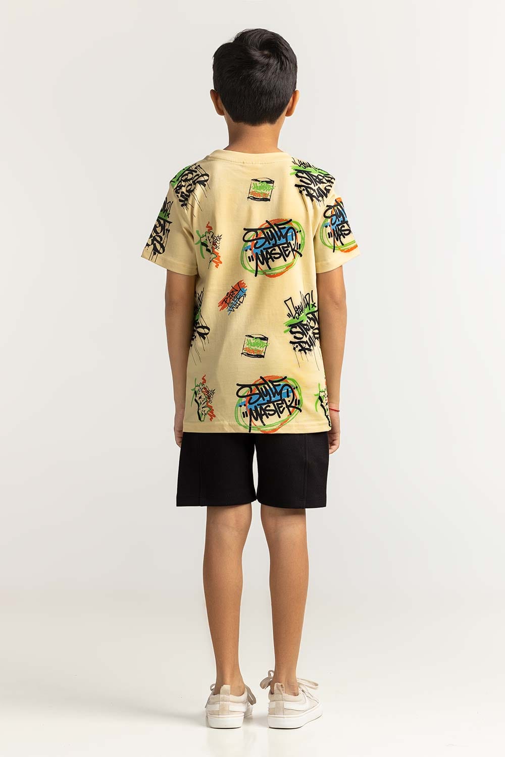 Junior Boy Brown Printed Tee JB-TS-SS24-047