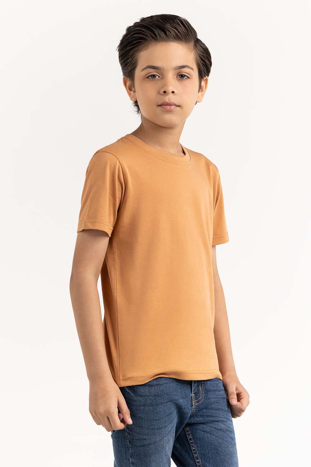 Junior Boy Brown T-Shirt 231-313-001 C