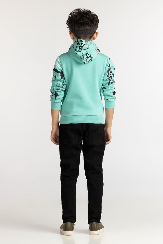 Junior Boy Cascade Printed Sweatshirt 224-312-048