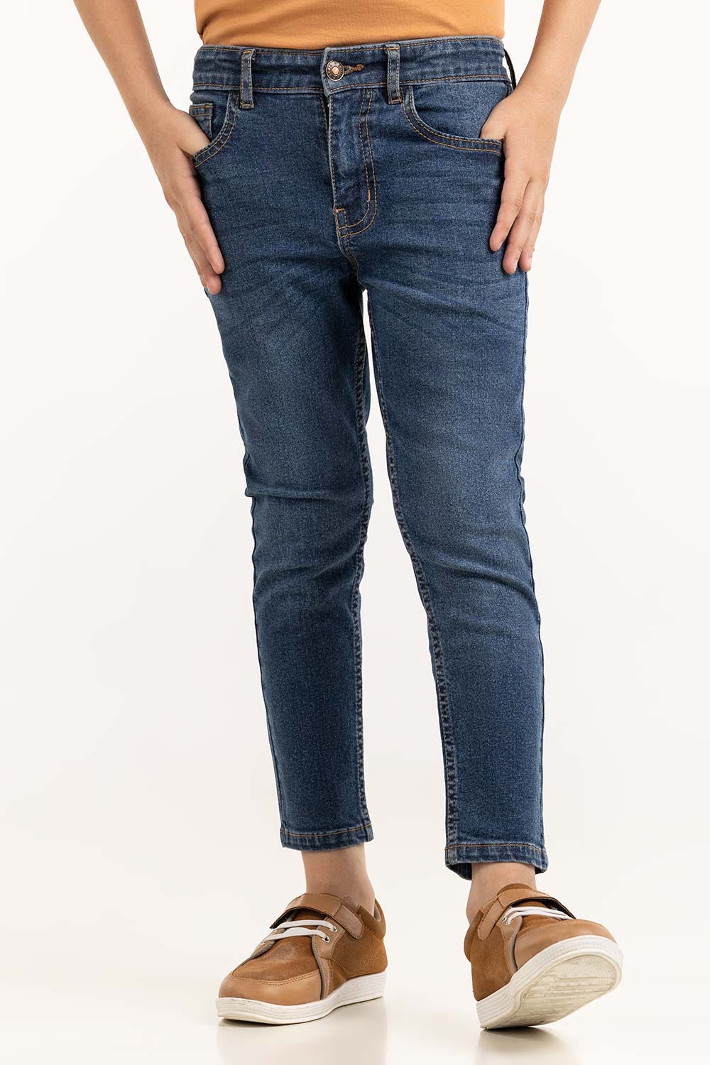Junior Boy Dark Blue Jeans 231-321-001 A