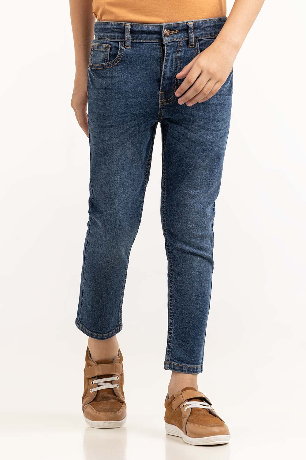 Junior Boy Dark Blue Jeans 231-321-001 A