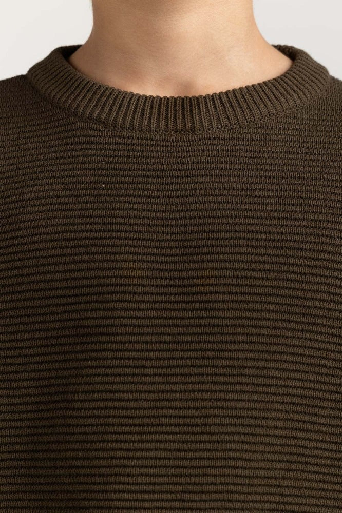 Junior Boy Green Basic Sweater JB-SWT-WS23-033