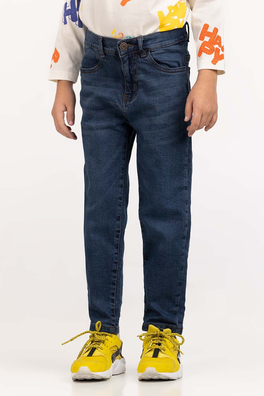 Junior Boy Blue Denim Jeans 224-321-004