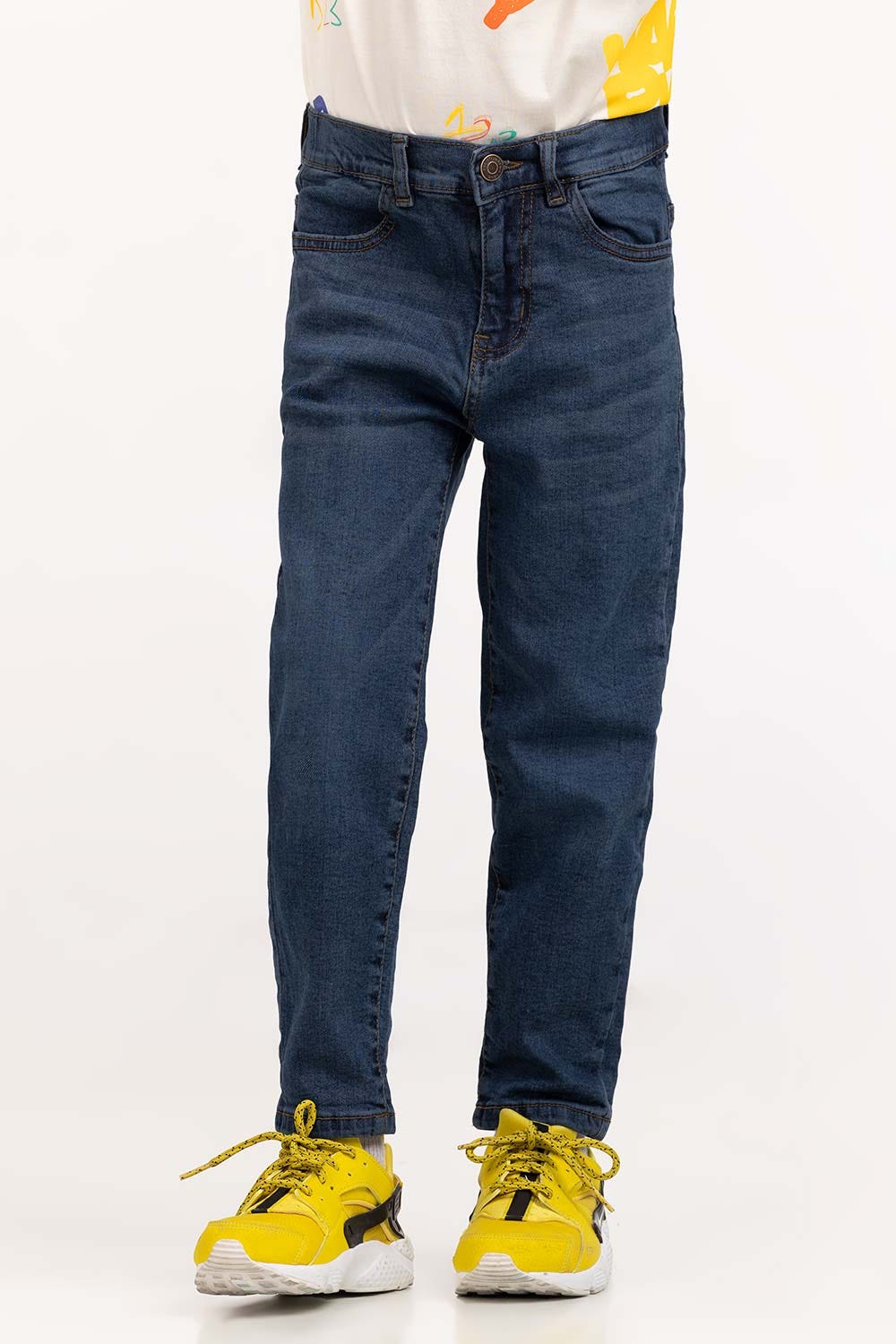 Junior Boy Blue Denim Jeans 224-321-004
