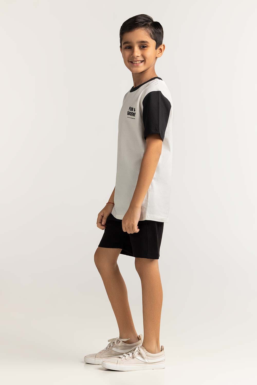 Junior Boy Multi Color Printed Tee JB-TS-SS24-002