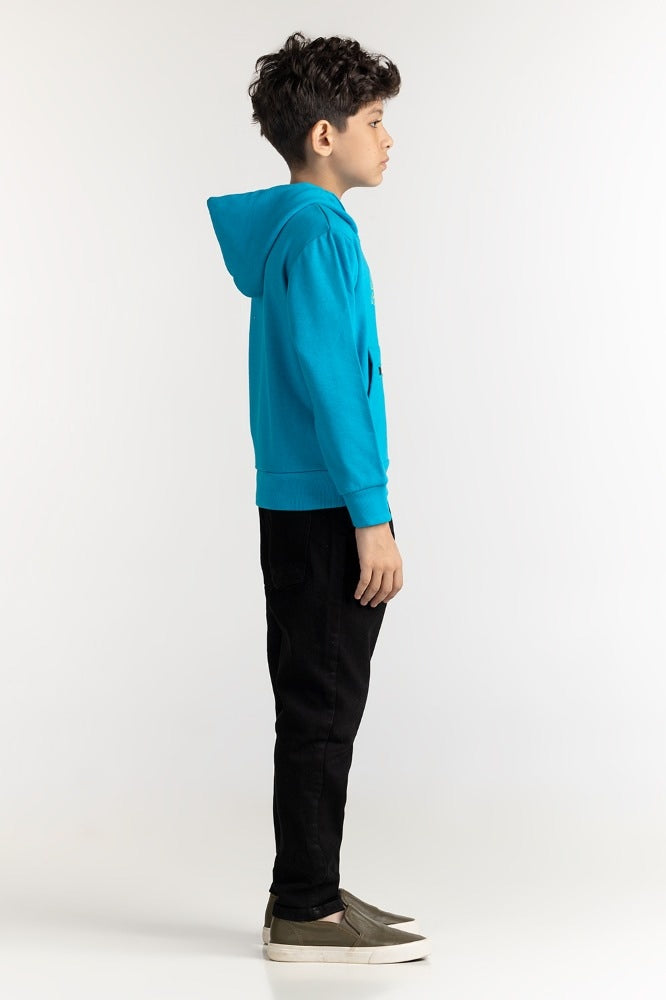 Junior Boy Ocean Printed Sweatshirt 224-312-007