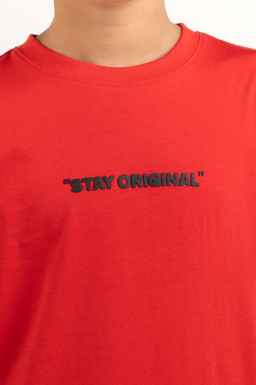 Junior Boy Red T-Shirt 231-313-010