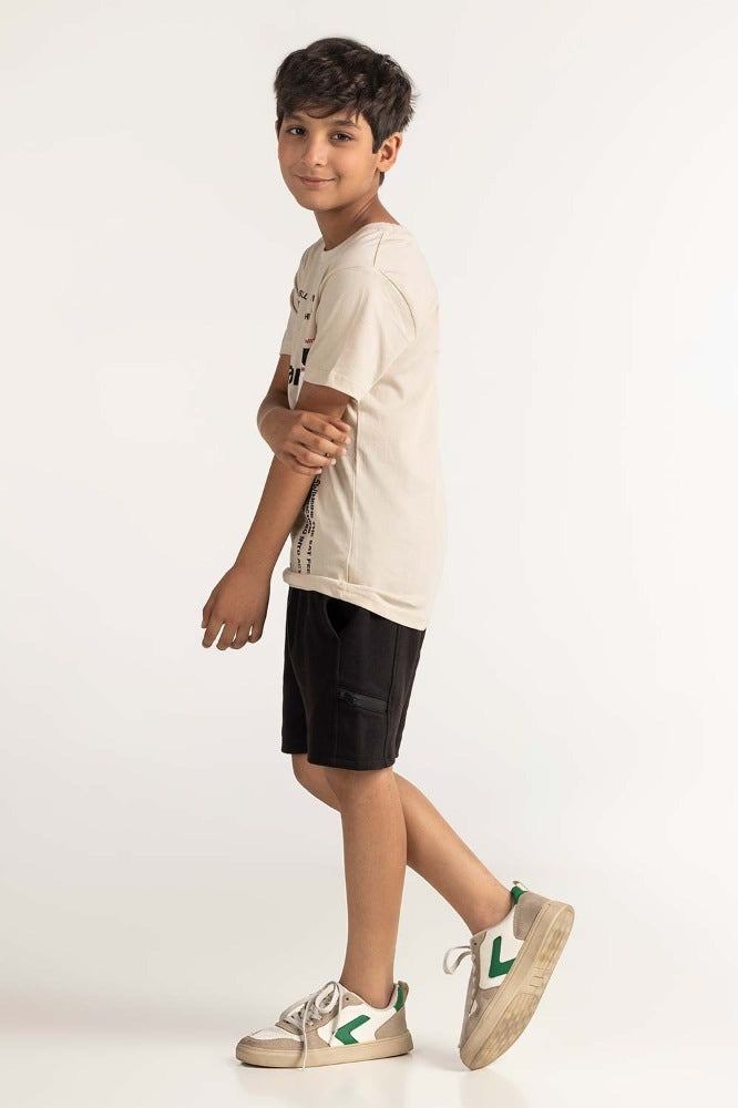 Junior Boy Sand Printed Tee JB-TS-SS24-020