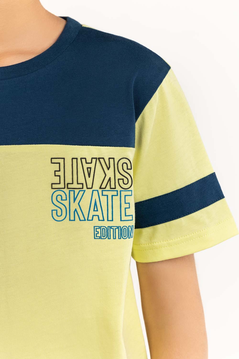 Junior Boy Sun Lime T-Shirt 231-313-013