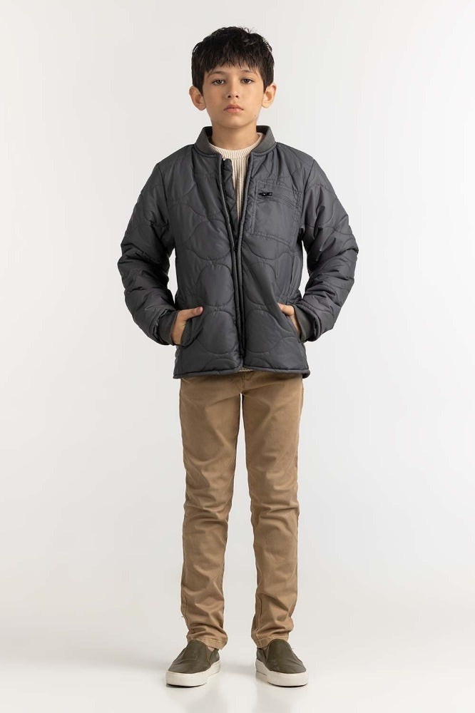 Junior Boy Teal Basic Jacket JB-JKT-WS23-004