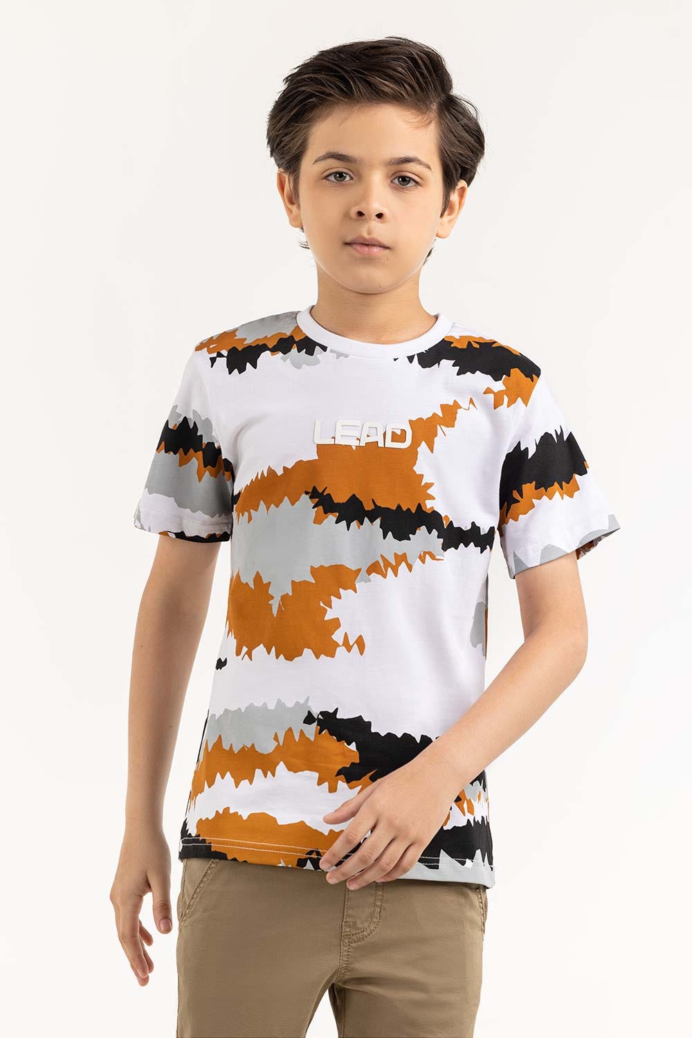Junior Boy White T-Shirt 231-313-045