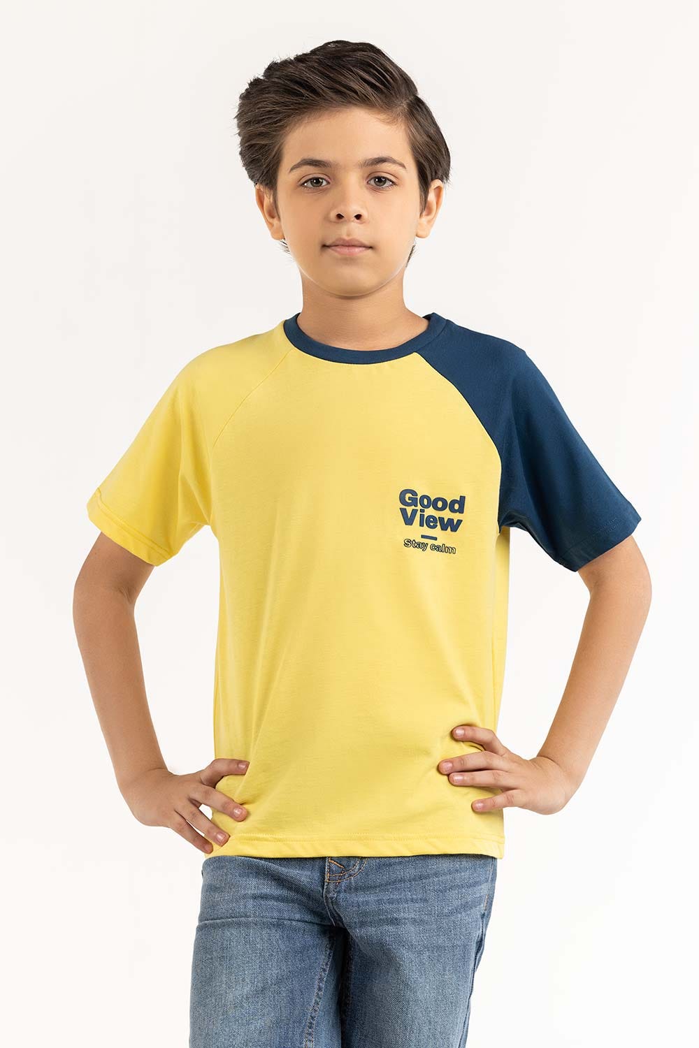 Junior Boy Yellow T-Shirt 231-313-033
