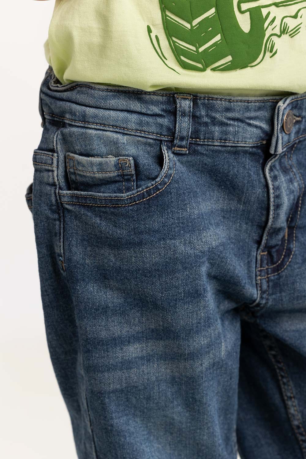 Junior Boy Blue Jeans 224-321-012