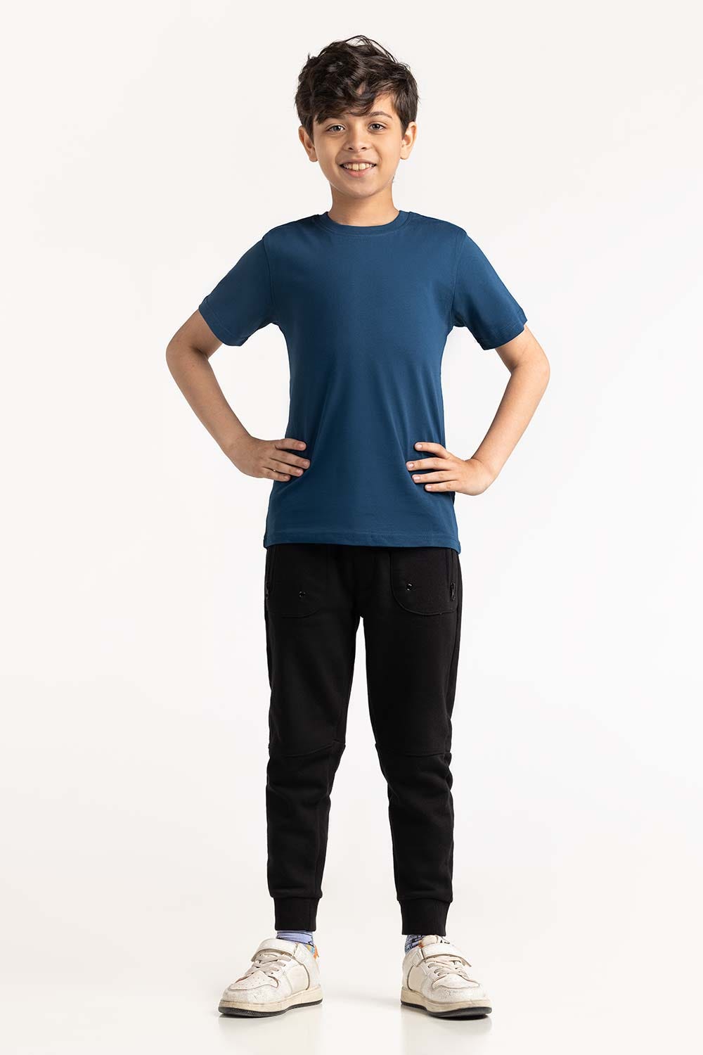 Junior Boy Blue T-Shirt 231-313-001 D