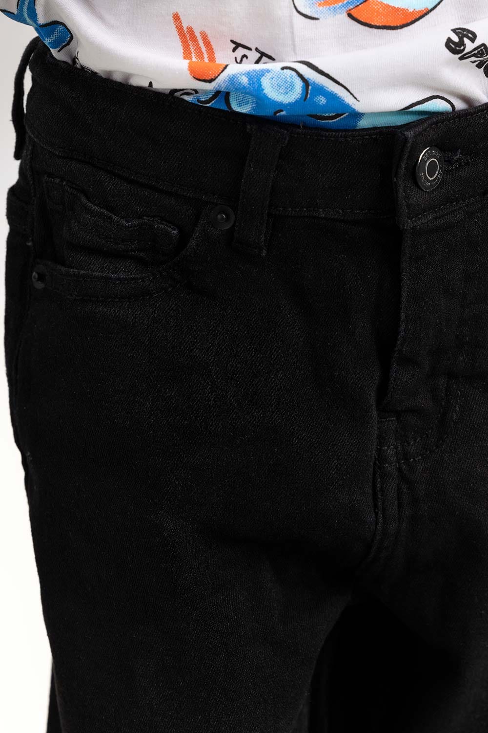 Junior Boy Charcoal Jeans 224-321-008
