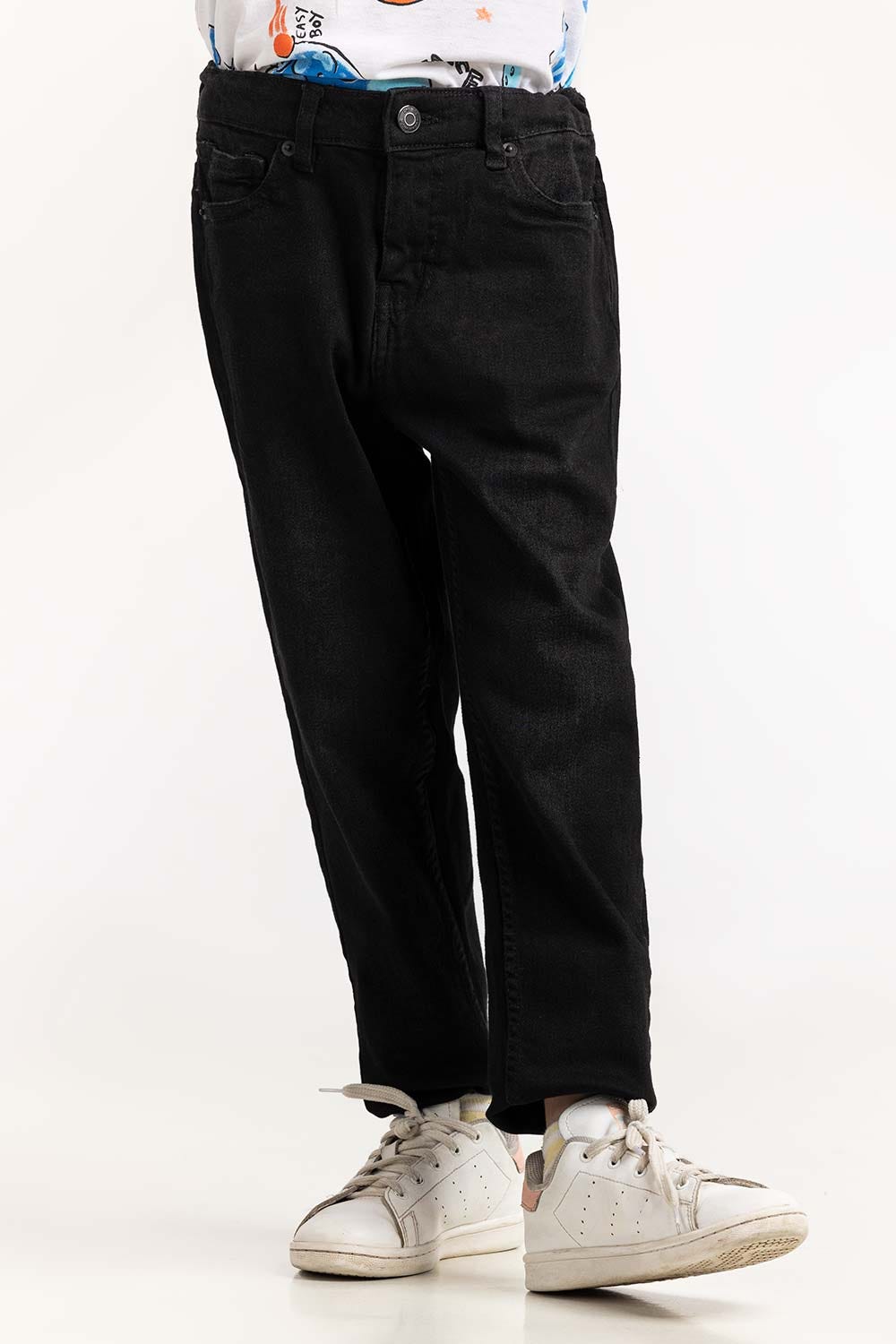 Junior Boy Charcoal Jeans 224-321-008