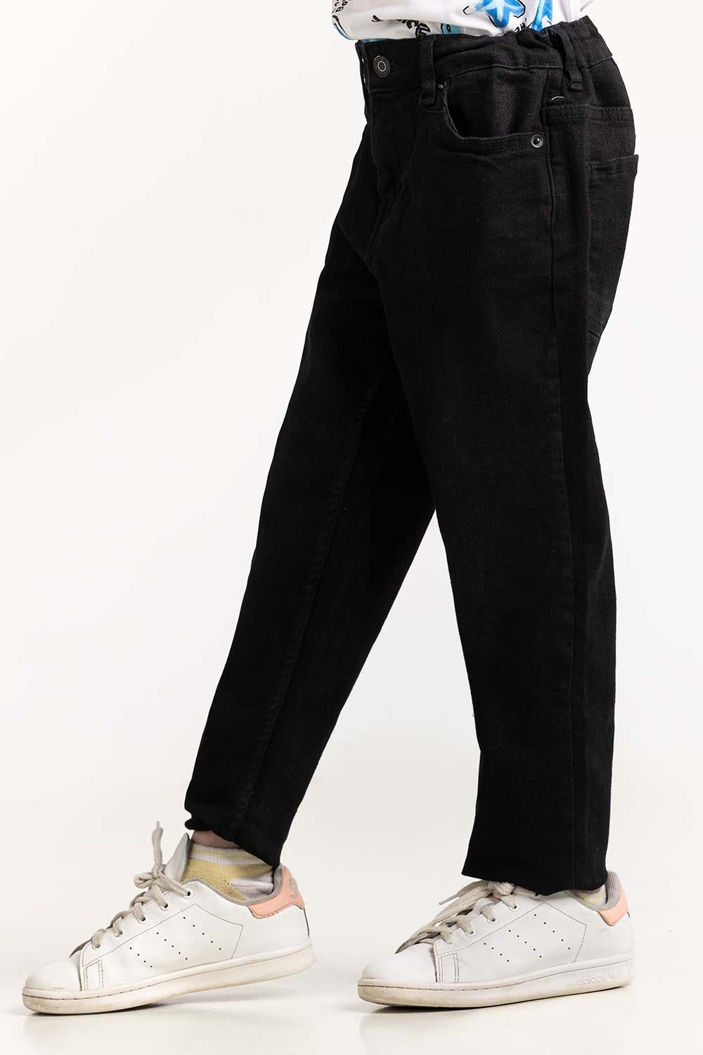 Junior Boy Charcoal Jeans 224-321-008
