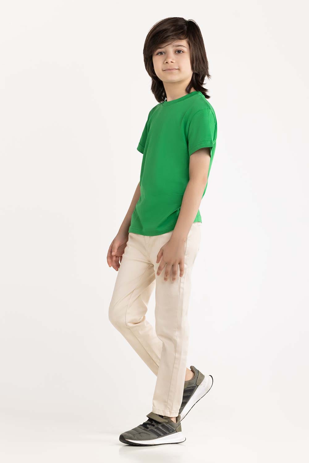 Junior Boy Green T-Shirt 231-313-001 E