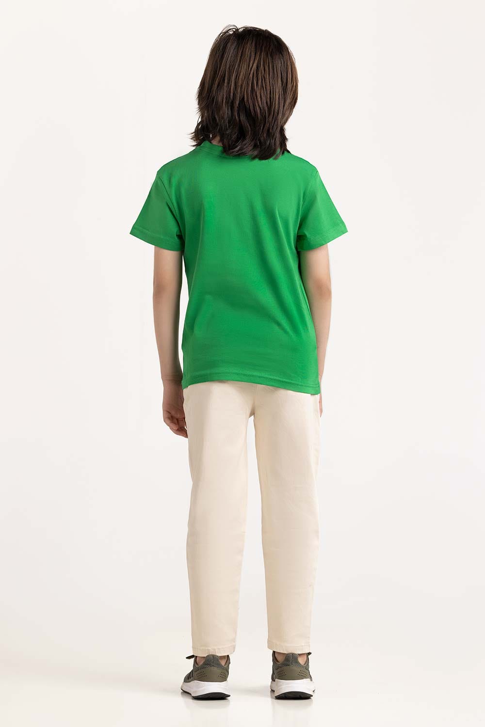 Junior Boy Green T-Shirt 231-313-001 E
