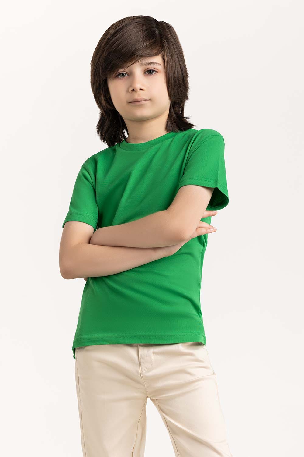 Junior Boy Green T-Shirt 231-313-001 E