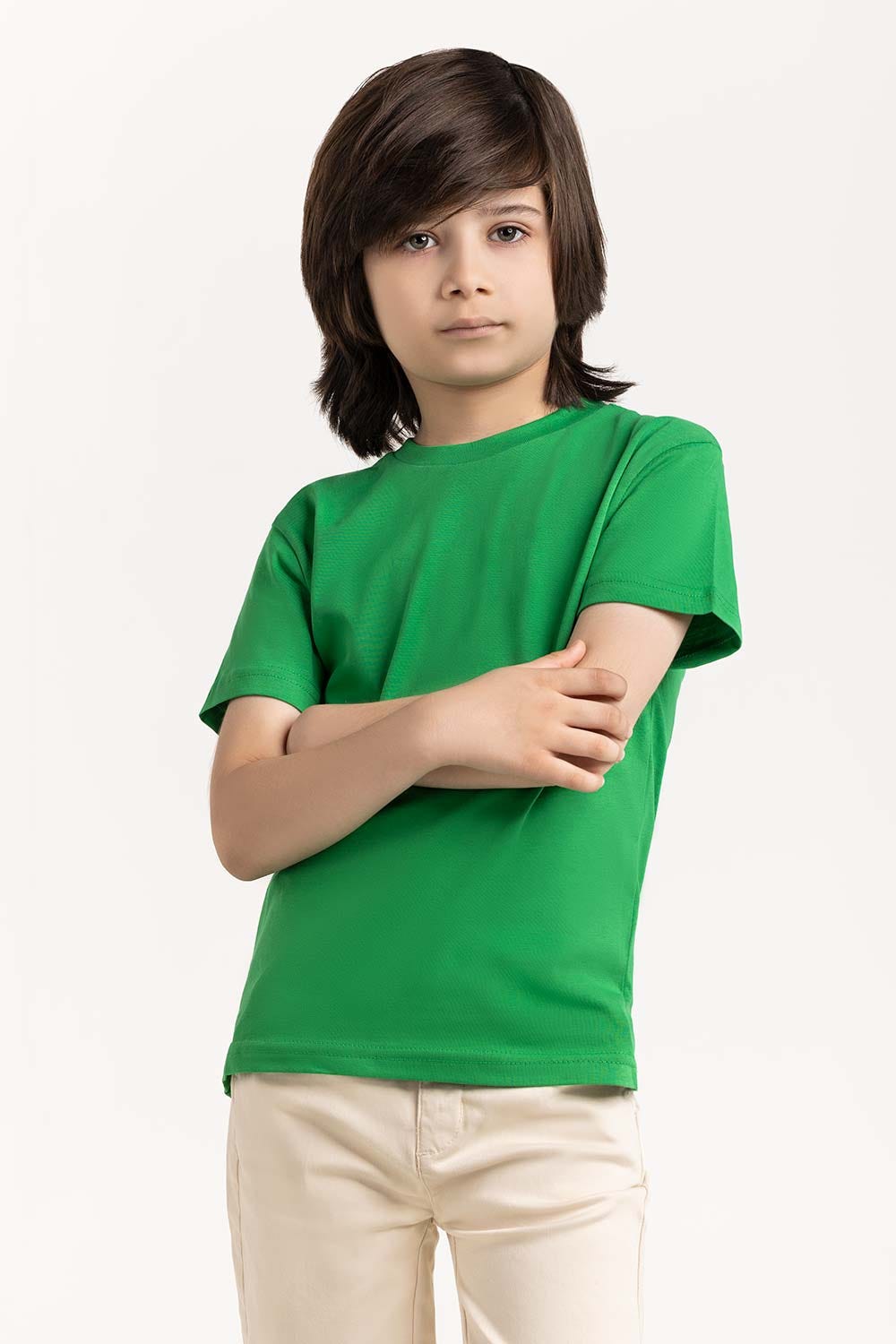 Junior Boy Green T-Shirt 231-313-001 E