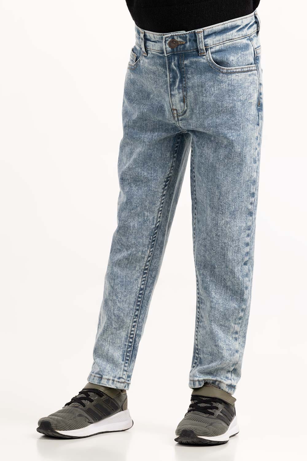 Junior Boy Jeans With An Adjustable Inner Waistband 224-321-013