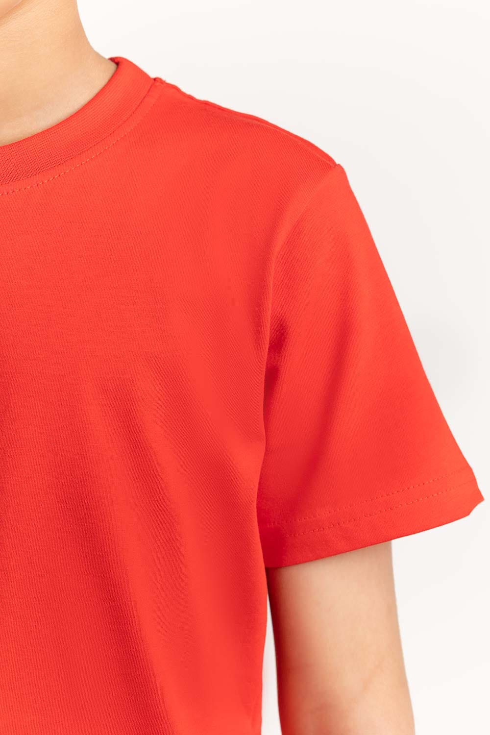 Junior Boy Red T-Shirt 231-313-001 F