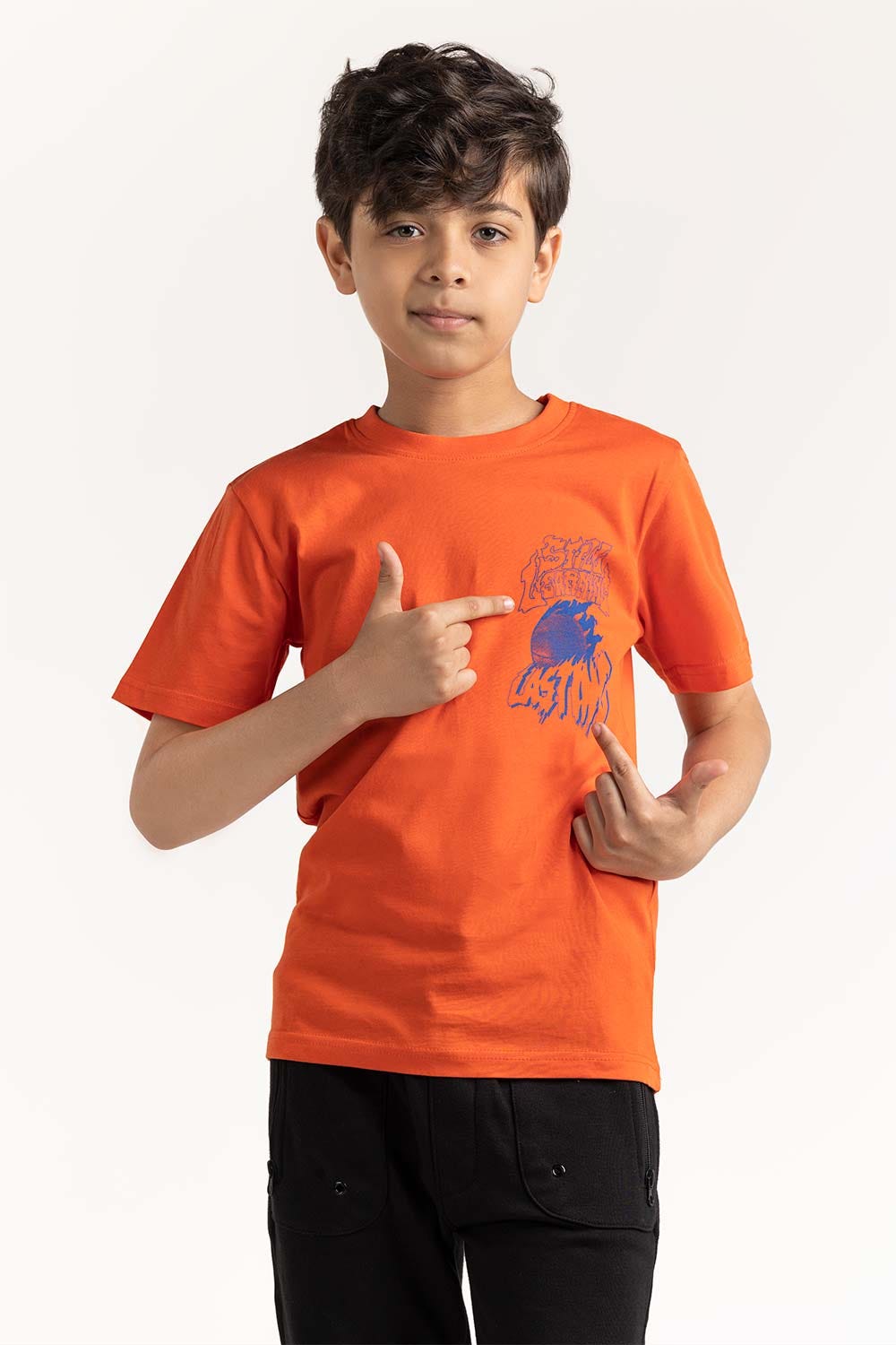 Junior Boy Red T-Shirt 231-313-009