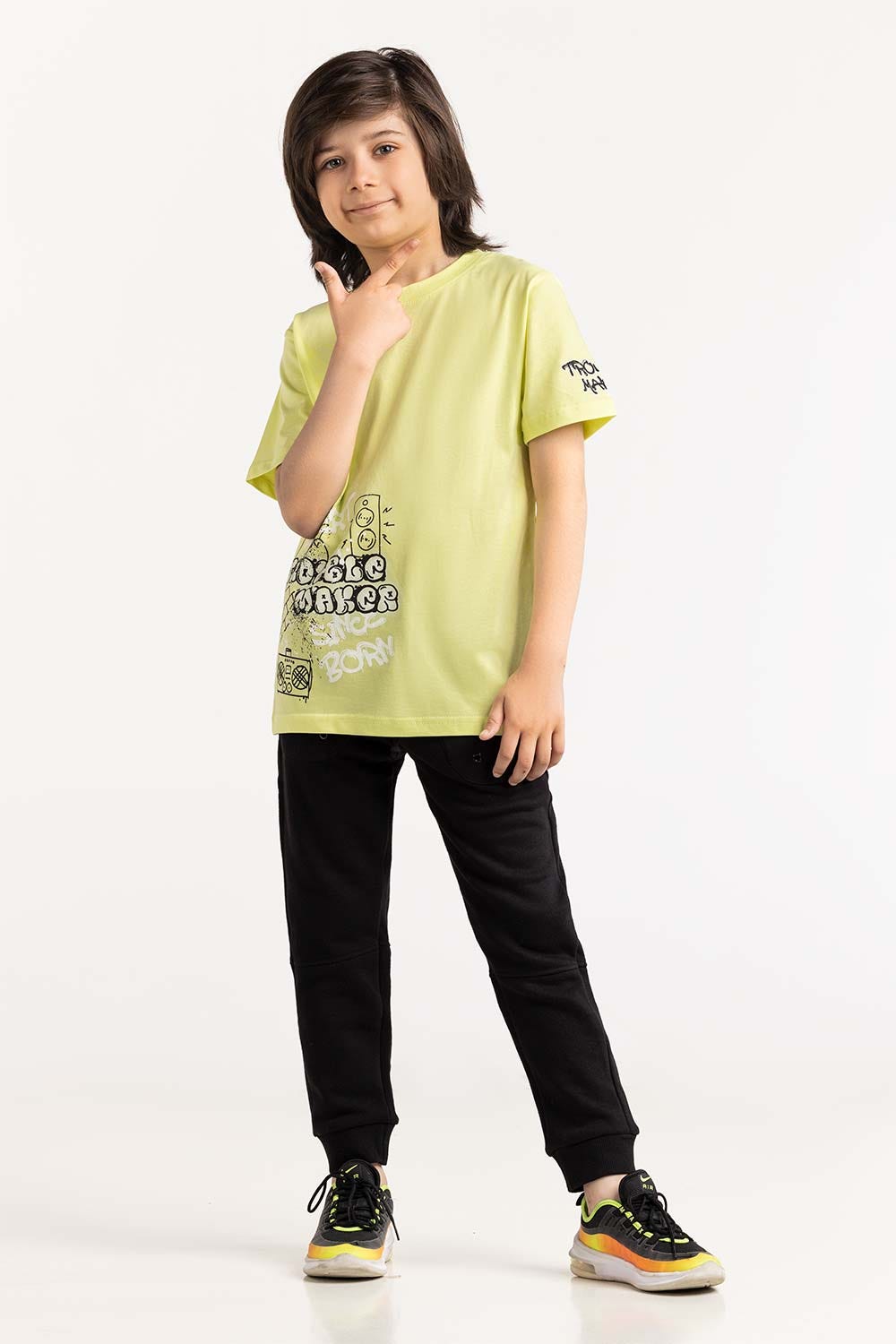 Junior Boy Yellow T-Shirt 231-313-044