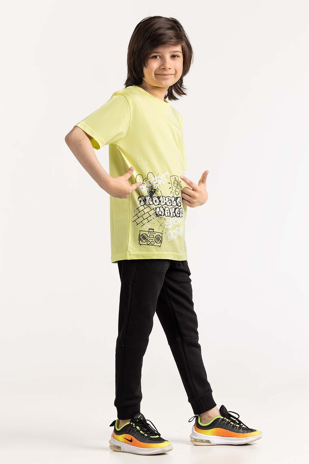 Junior Boy Yellow T-Shirt 231-313-044
