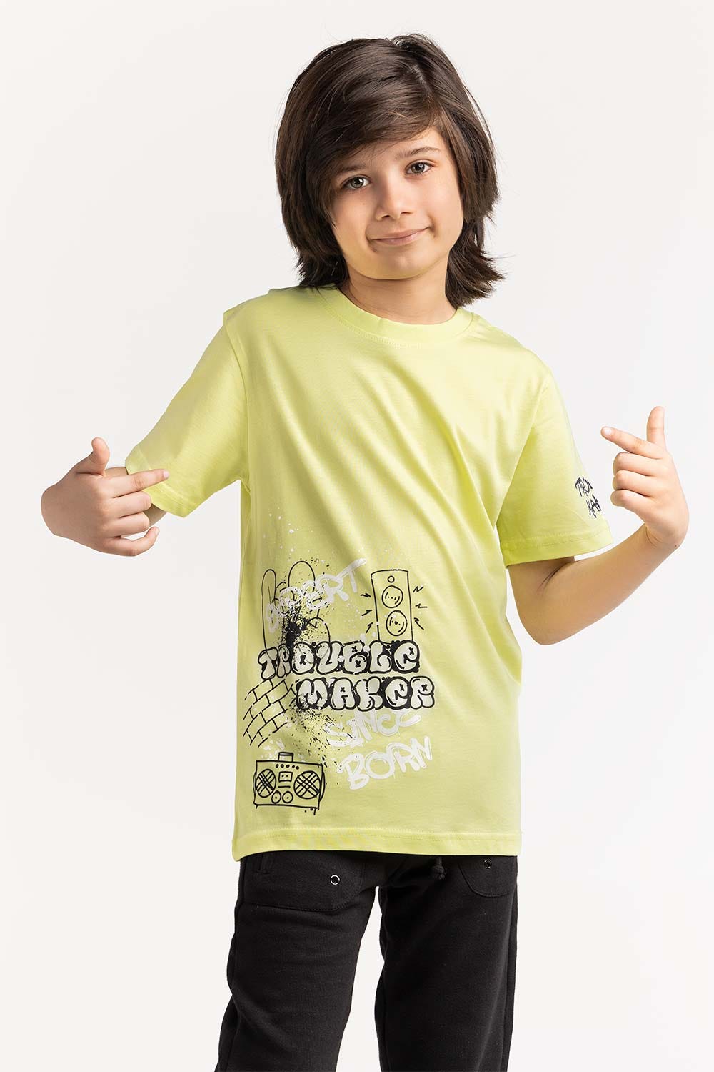Junior Boy Yellow T-Shirt 231-313-044