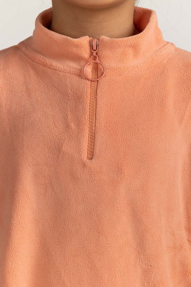 Junior Girl Basic Knitted Sweatshirt 224-412-006