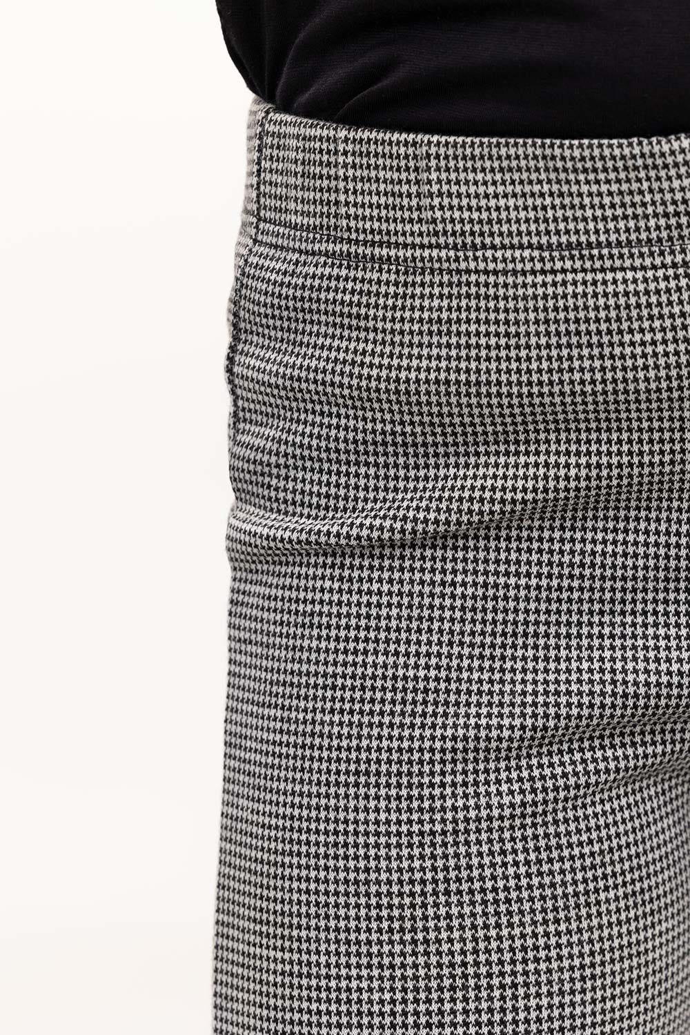 Junior Girl Black And White Trouser 224-420-005