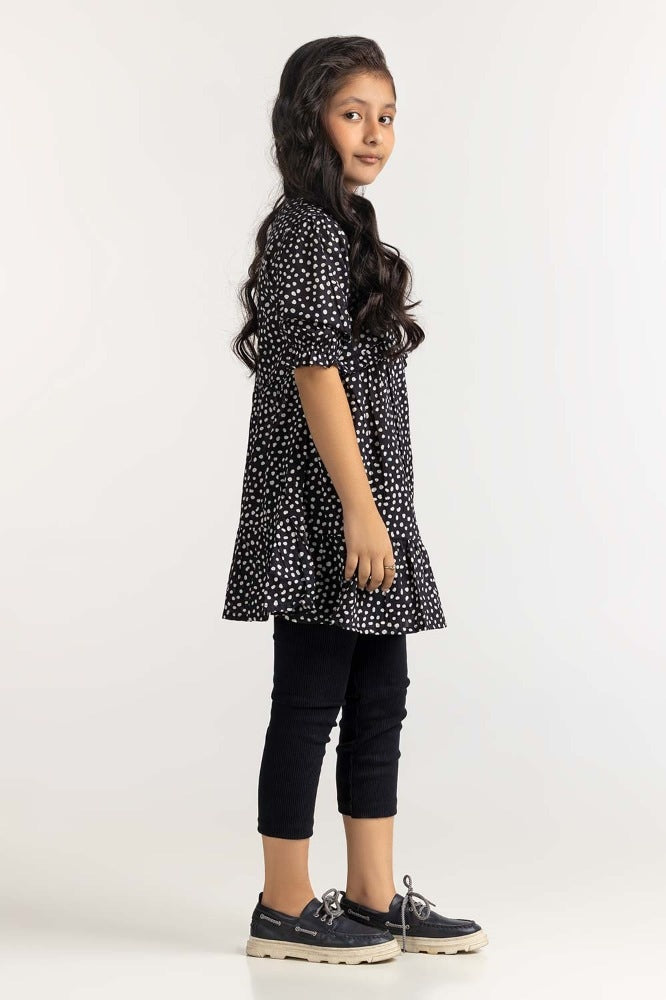 Junior Girl Black Dress 231-414-401