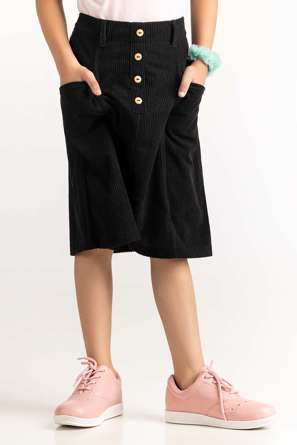 Junior Girl Black Skirt 224-420-218