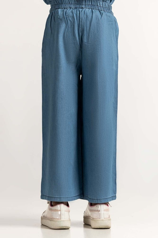 Junior Girl Blue Basic Trouser JG-TRC-SS24-305